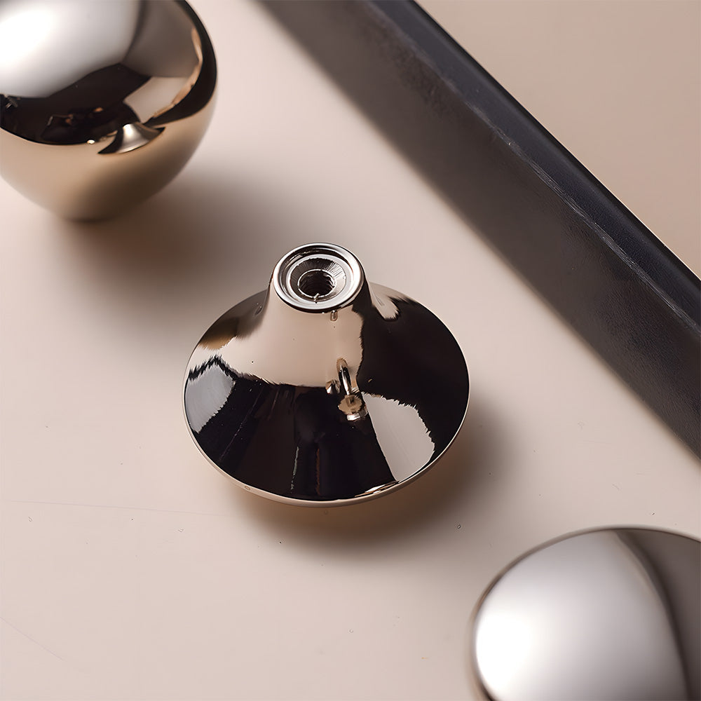 Organic Pebble Cabinet Knobs & Sculptural Cupboard Handles