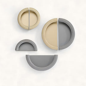 Stylish Semi-circle Embedded Drawer Handles