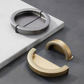 Stylish Semi-circle Embedded Drawer Handles