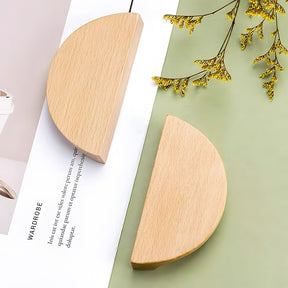 Modern Semi Circle Wood Kitchen Cabinet Handles