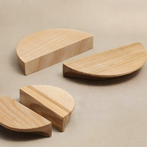 Modern Semi Circle Wood Kitchen Cabinet Handles