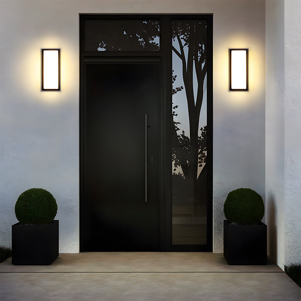Modern Multi-faceted Light Source LED Outdoor Wall Light