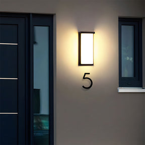 Modern Multi-faceted Light Source LED Outdoor Wall Light