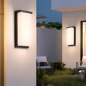 Modern Multi-faceted Light Source LED Outdoor Wall Light