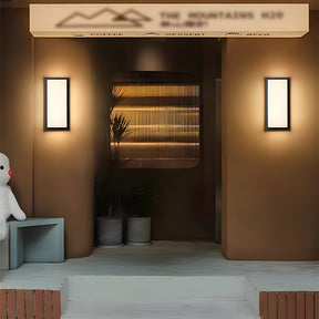 Modern Multi-faceted Light Source LED Outdoor Wall Light