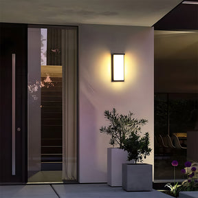 Modern Multi-faceted Light Source LED Outdoor Wall Light