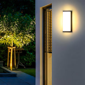 Modern Multi-faceted Light Source LED Outdoor Wall Light