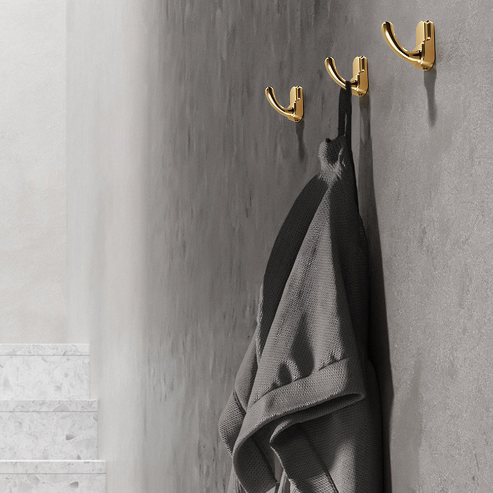 Heavy Duty Wall Mounted Robe & Coat Hooks for Bathroom & Hallway