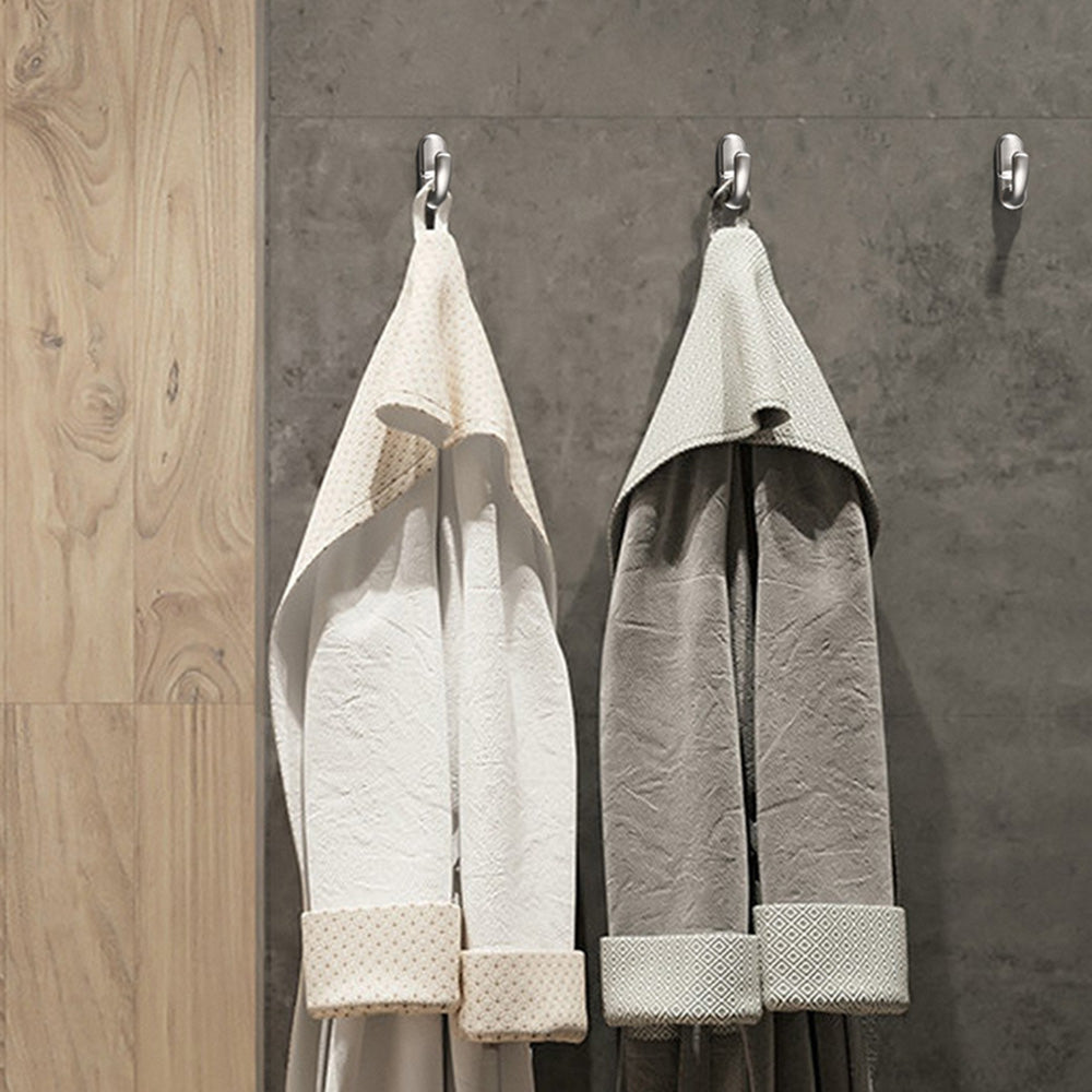 Heavy Duty Wall Mounted Robe & Coat Hooks for Bathroom & Hallway