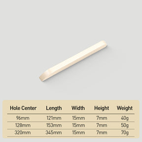 Minimalist Slimline Cupboard Handles