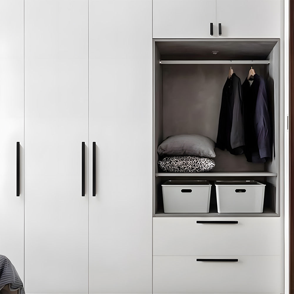 Modern L Type Solid Brass Cupboard Pulls