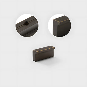 Modern L Type Solid Brass Cupboard Pulls