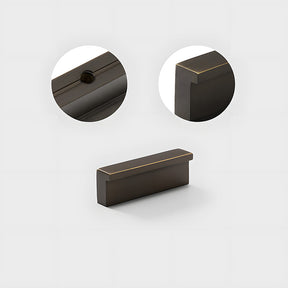 Modern L Type Solid Brass Cupboard Pulls