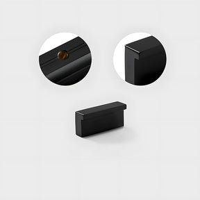 Modern L Type Solid Brass Cupboard Pulls