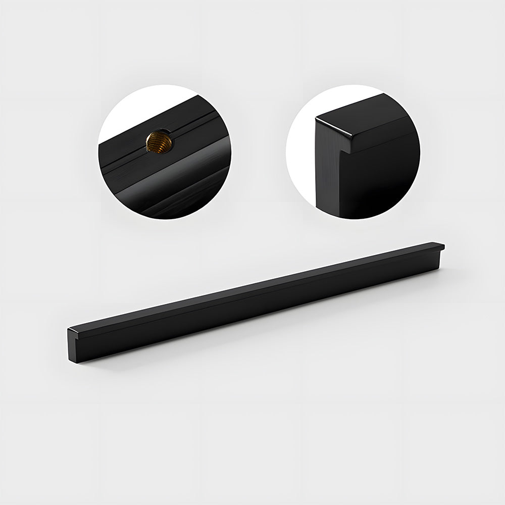 Modern L Type Solid Brass Cupboard Pulls