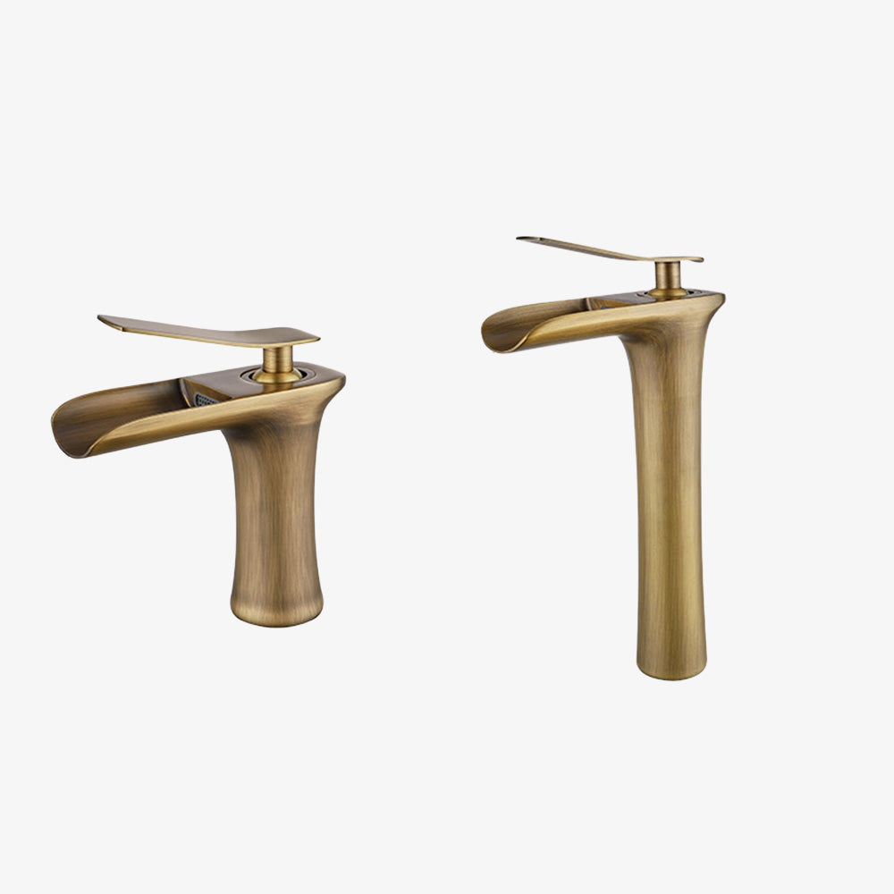 Contemporary Solid Brass Single Lever Mono Basin Mixer Tap