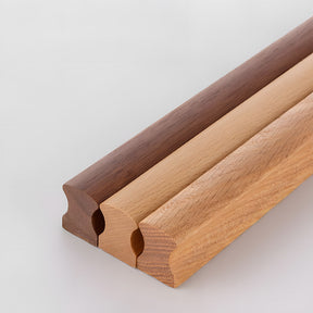 Unique Solid Natural Wood Cabinet Drawer Pulls