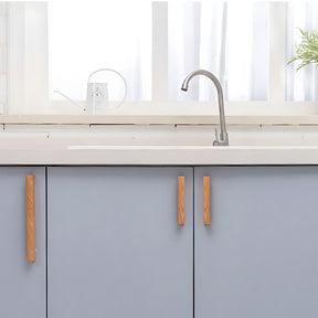 Unique Solid Natural Wood Cabinet Drawer Pulls