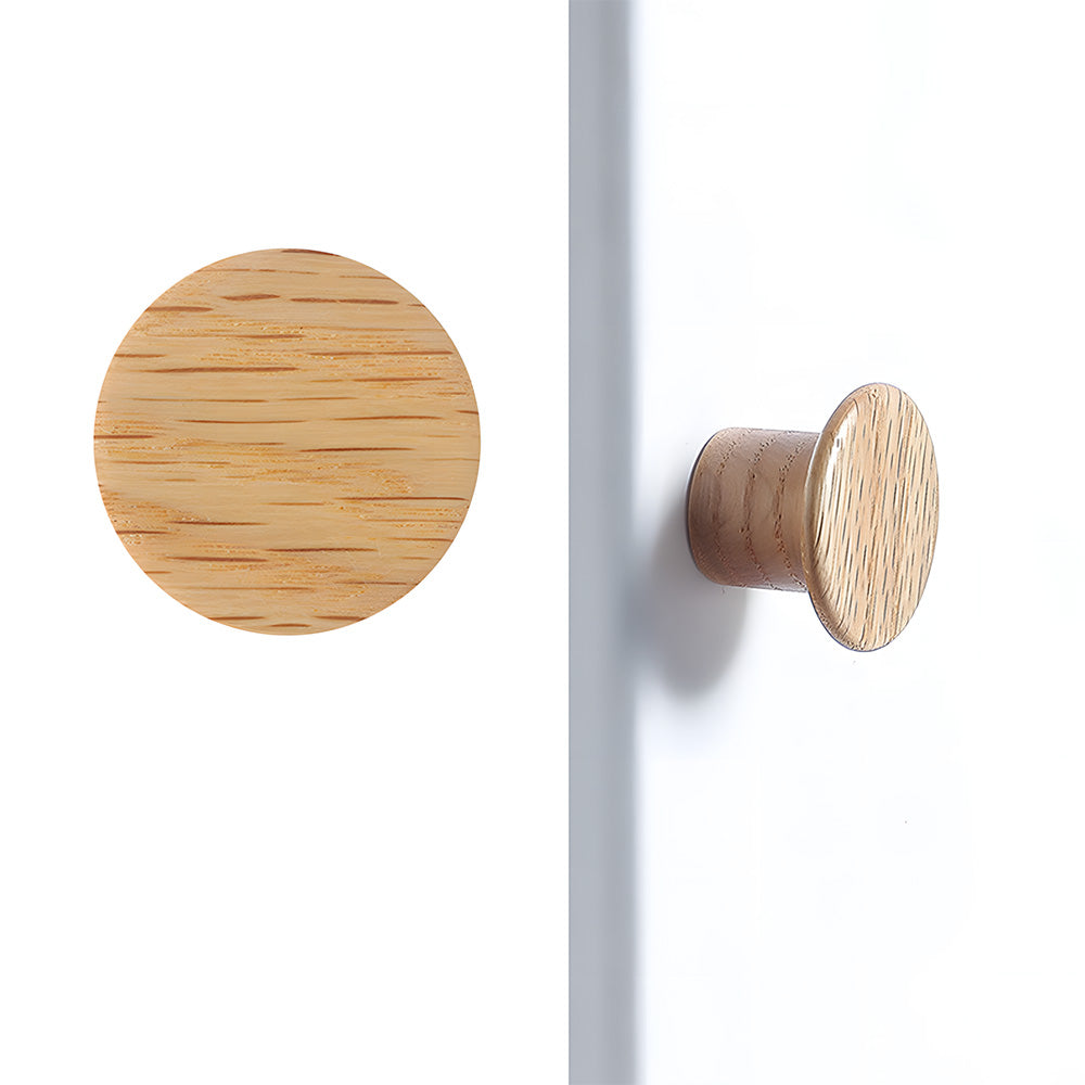 Modern Solid Wood L Shape Kitchen Cabinet Edge Pulls