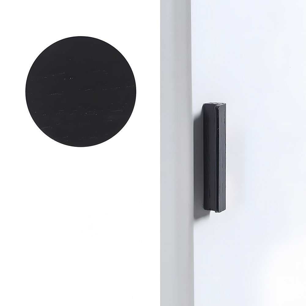 Modern Solid Wood L Shape Kitchen Cabinet Edge Pulls