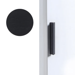Modern Solid Wood L Shape Kitchen Cabinet Edge Pulls