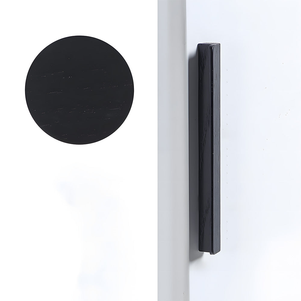 Modern Solid Wood L Shape Kitchen Cabinet Edge Pulls