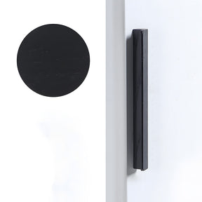 Modern Solid Wood L Shape Kitchen Cabinet Edge Pulls