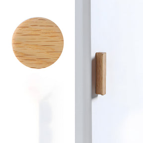 Modern Solid Wood L Shape Kitchen Cabinet Edge Pulls