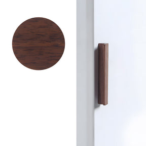 Modern Solid Wood L Shape Kitchen Cabinet Edge Pulls