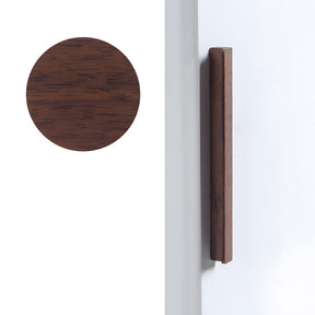 Modern Solid Wood L Shape Kitchen Cabinet Edge Pulls