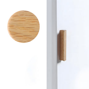 Modern Solid Wood L Shape Kitchen Cabinet Edge Pulls