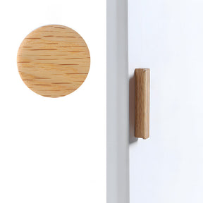 Modern Solid Wood L Shape Kitchen Cabinet Edge Pulls