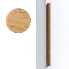 Modern Solid Wood L Shape Kitchen Cabinet Edge Pulls