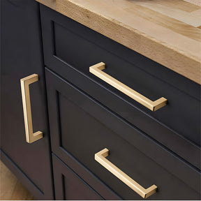 Stylish Elegant Square Zinc Alloy Cabinet Drawer Handle