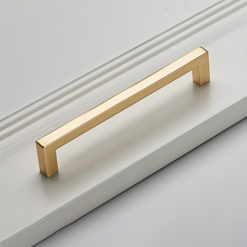 Stylish Elegant Square Zinc Alloy Cabinet Drawer Handle