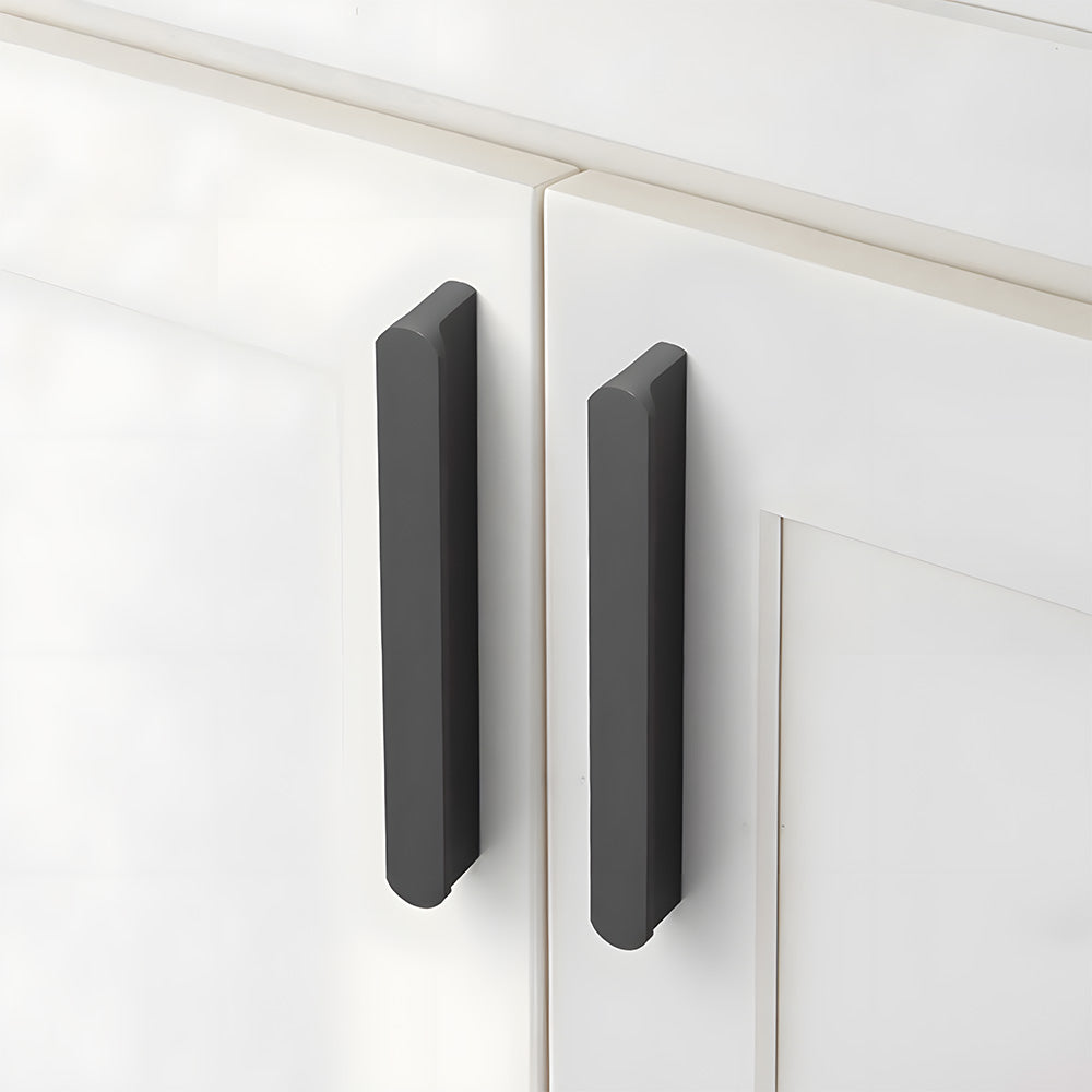 Simple T-shaped Rounded Corner Kitchen Cabinet Handles