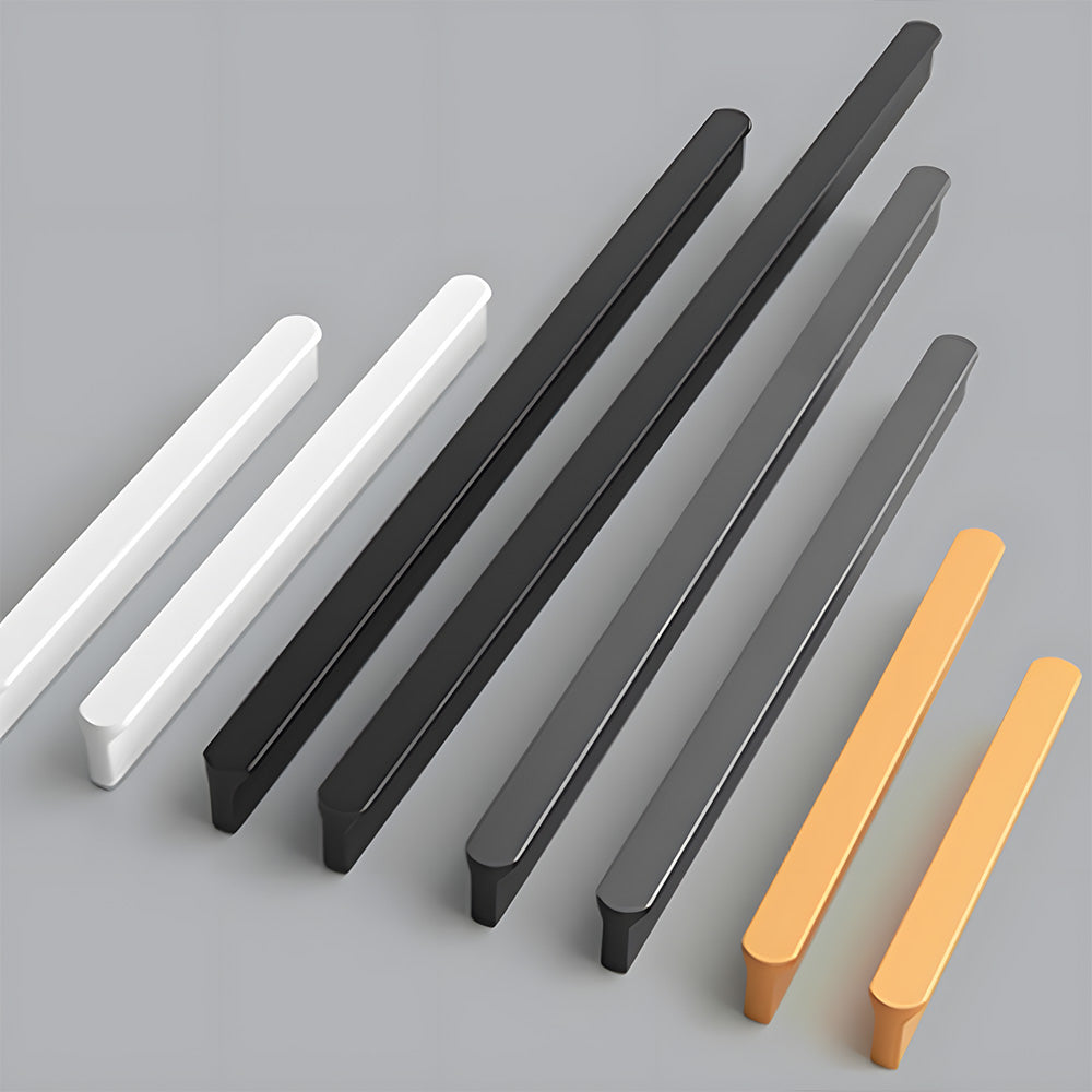 Simple T-shaped Rounded Corner Kitchen Cabinet Handles