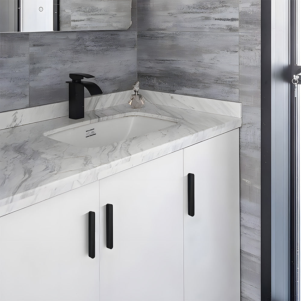 Simple T-shaped Rounded Corner Kitchen Cabinet Handles