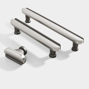 Modern Dual-Tone Curved Drawer Handles for Kitchen