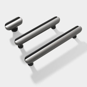 Modern Dual-Tone Curved Drawer Handles for Kitchen