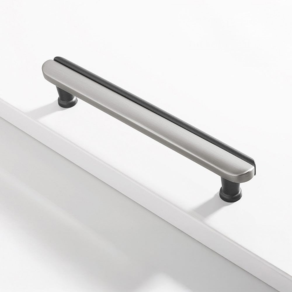 Modern Dual-Tone Curved Drawer Handles for Kitchen