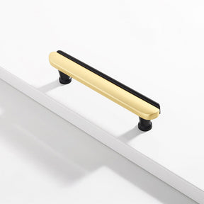 Modern Dual-Tone Curved Drawer Handles for Kitchen