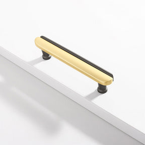 Modern Dual-Tone Curved Drawer Handles for Kitchen