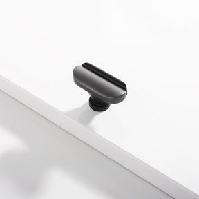 Modern Dual-Tone Curved Drawer Handles for Kitchen