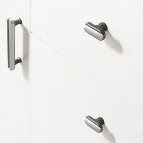 Modern Dual-Tone Curved Drawer Handles for Kitchen