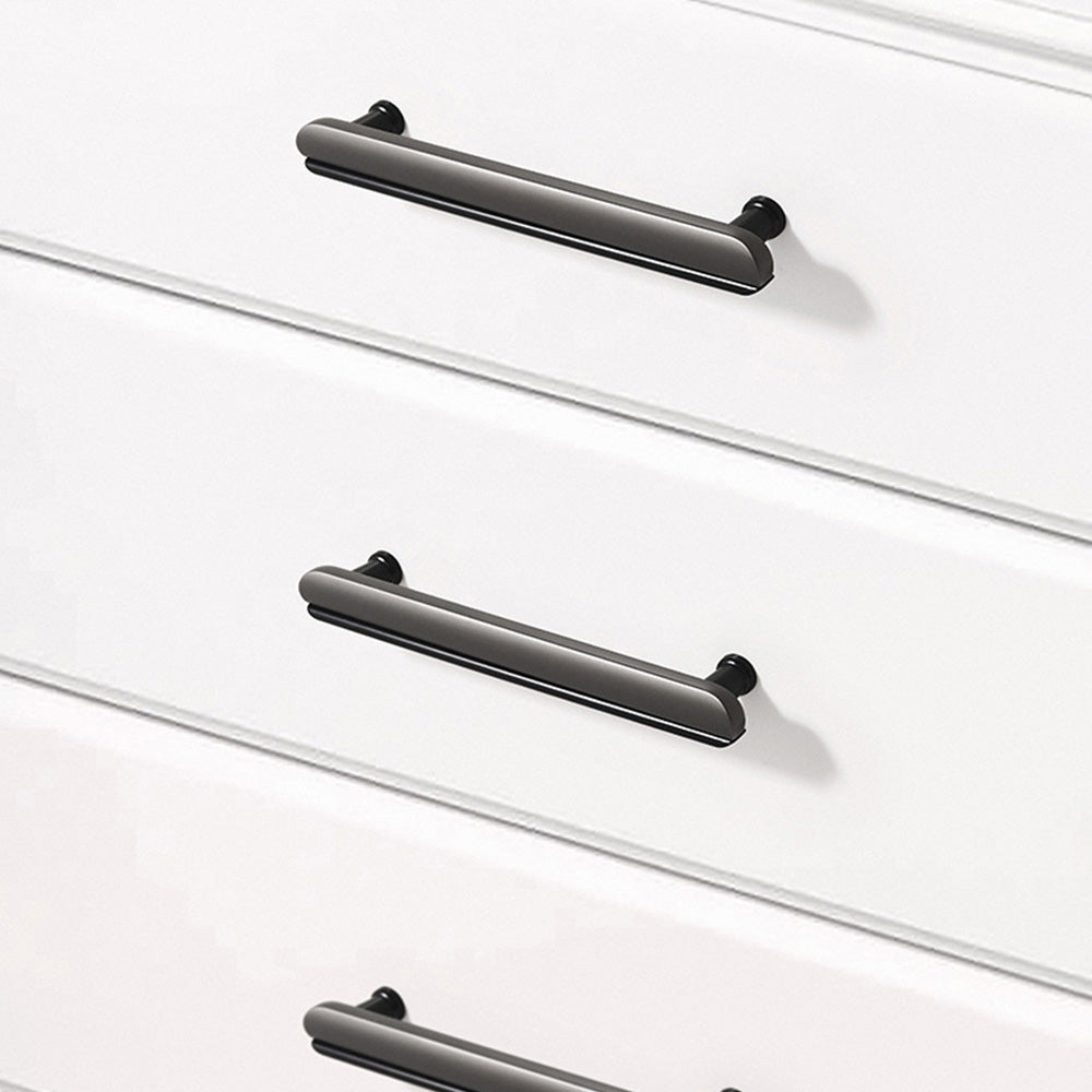 Modern Dual-Tone Curved Drawer Handles for Kitchen