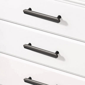 Modern Dual-Tone Curved Drawer Handles for Kitchen