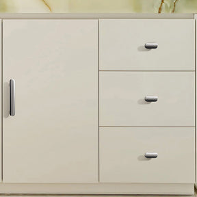 Modern Dual-Tone Curved Drawer Handles for Kitchen