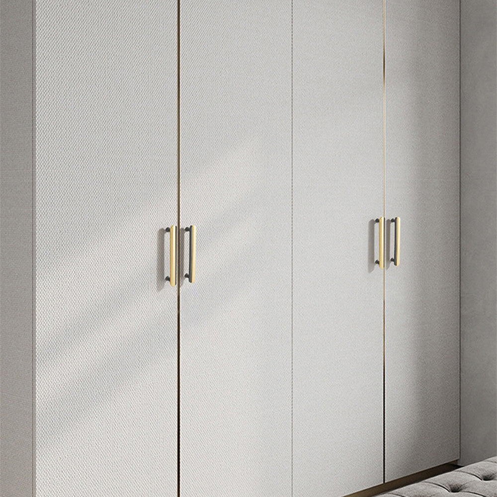 Modern Dual-Tone Curved Drawer Handles for Kitchen