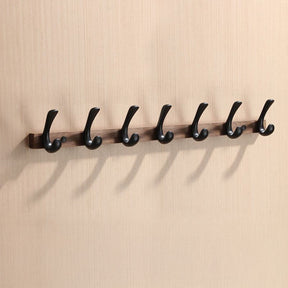 Modern Walnut Wood Wall Mounted Coat Hook